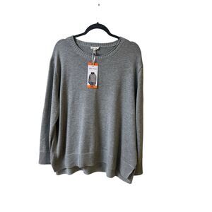 Ella Moss NWT Heather gray pullover sweater XXL